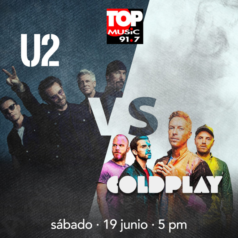 Especial Top Music – U2 vs Coldplay