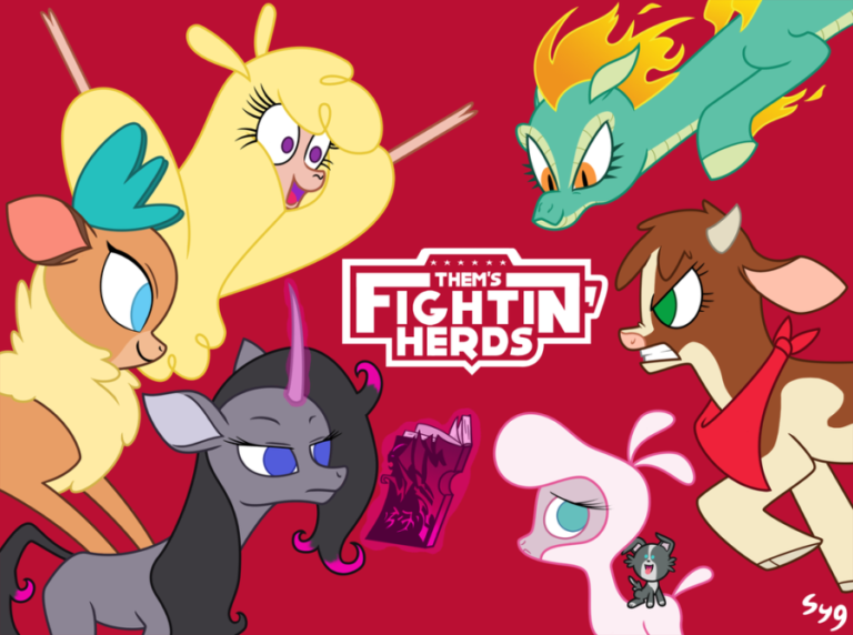 El Fighter  más tierno de la historia: Them’s Fighitng Herds