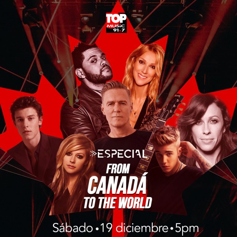 Especiales Top Music – Canada To The World